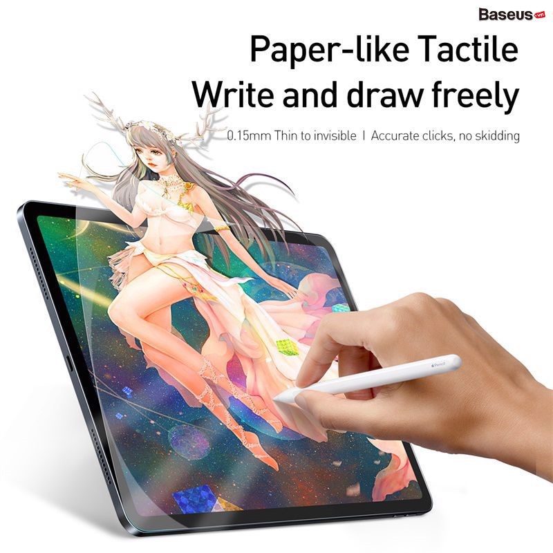 Miếng dán chống trầy, chống vân tay Baseus Paper-like Film cho iPad iPad 9.7inch