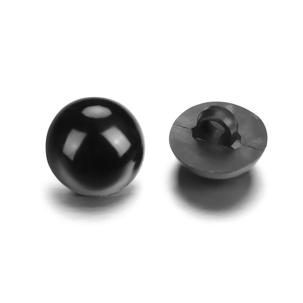 Bộ 50 Mắt Thú Nhồi Bông Màu Đen 9-25mm Làm Thú Nhồi Bông DIY