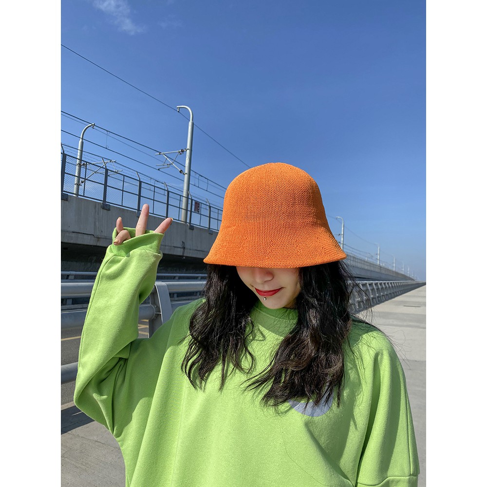 Mũ xô dệt kim thời trang thu đông Nhật Bản cổ điển