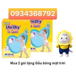 ( Tặng gấu bông mặt trời) Combo 2 gói tã quần Unidry M60/L54/XL48/XXL44