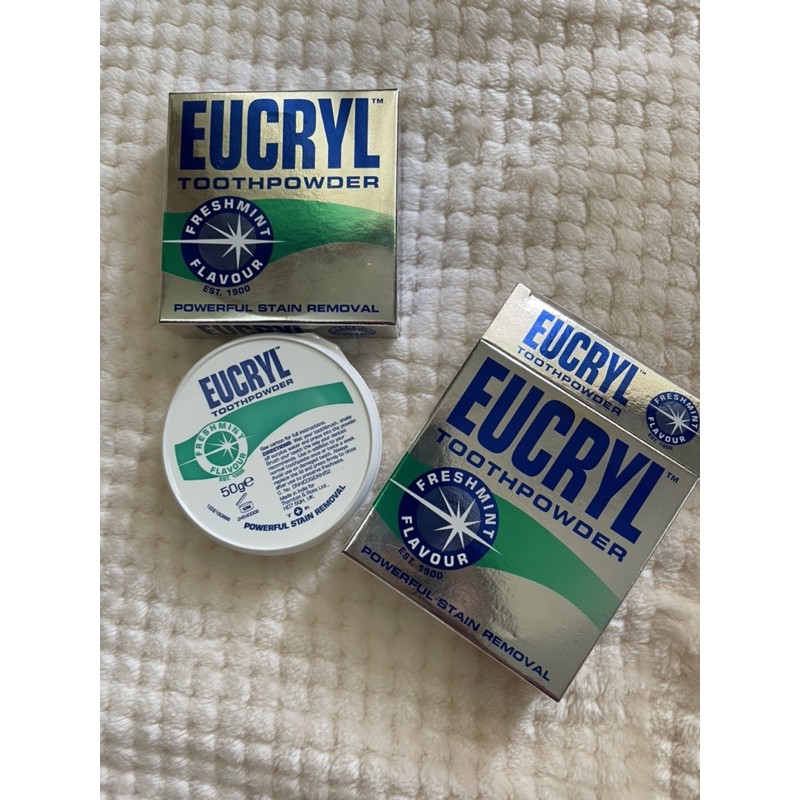 Bột tẩy TRẮNG RĂNG EUCRYL TOOTH POWDER 50G