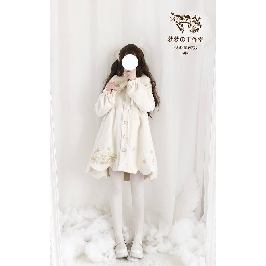 Áo khoác dạ lolita hàng thiết kế | BigBuy360 - bigbuy360.vn