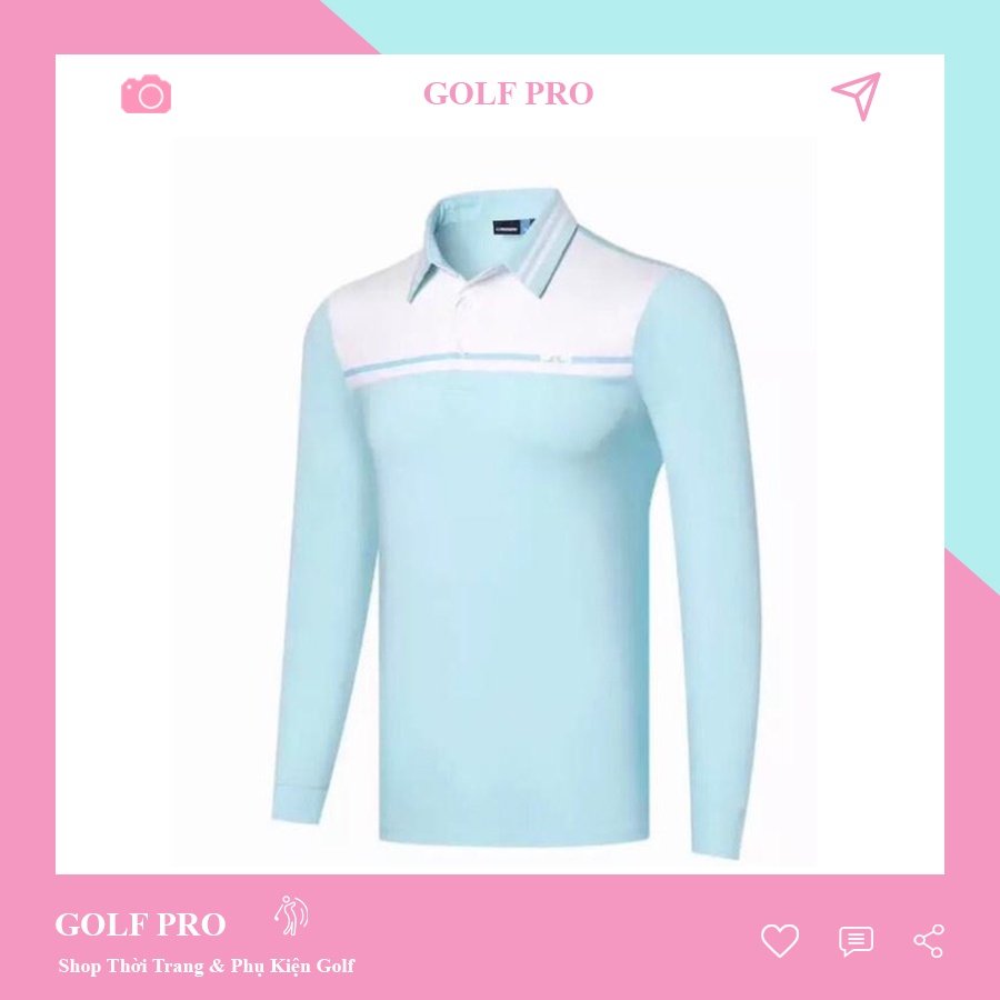 Áo golf nam dài tay thể thao J.LINDEBERG cao cấp GOLF PRO AD006