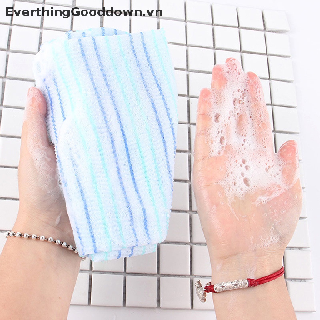 Everthinggooddown Khăn Tắm Dài Tẩy Tế Bào Chết Bằng Viscose Hàn Quốc 30x90cm