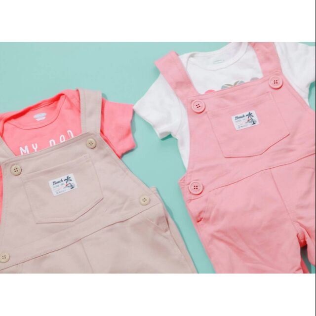 Quần yếm cho bé gái size 3-24m