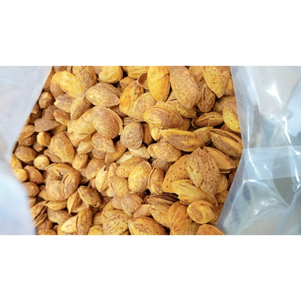 Hạt Hạnh Nhân Rang Bơ vỏ mỏng nhập khẩu từ Mỹ
