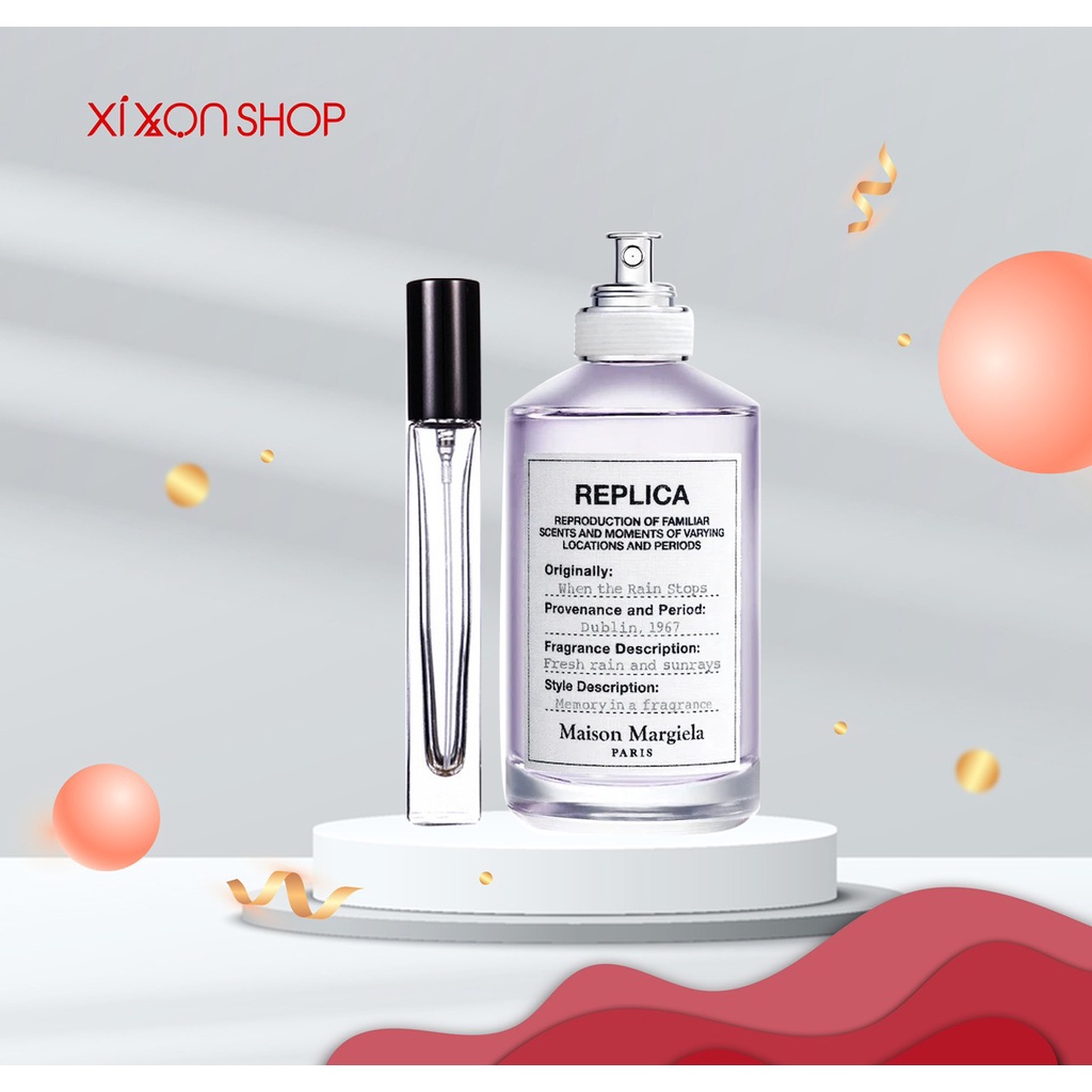 Nước hoa nữ Mai.son Margiela Rep.lica When The Rain Stops EDT 10ml, nước hoa nữ lưu hương lâu