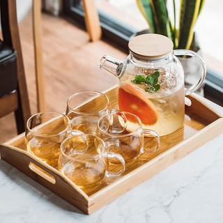 Bộ bình trà thủy tinh pha trà cao cấp