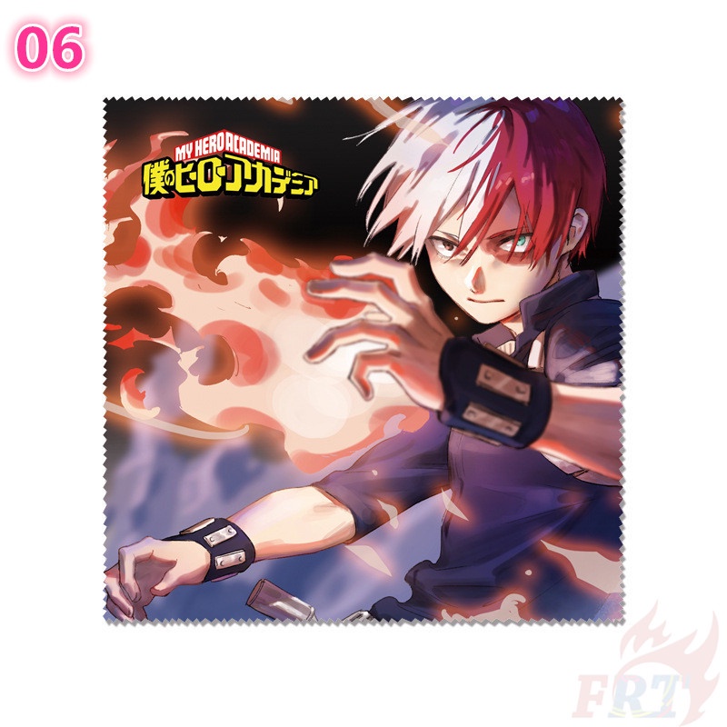 ★ Dụng Cụ Vệ Sinh Mắt Kính Họa Tiết Anime My Hero Academia ★ 1 Khăn Lau Kính, Màn Hình Điện Thoại