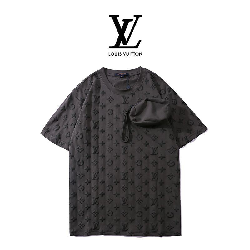 Áo phông LV logo 3D mẫu siêu hot 2021