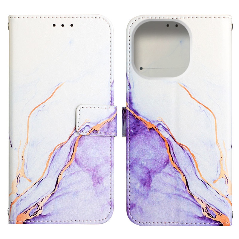 Bao Da Điện Thoại Nắp Lật Dạng Ví Họa Tiết Cẩm Thạch Có Ngăn Đựng Thẻ Cho iphone 7 8 Plus X Xs XR 11 12 13 14 15 Pro Max