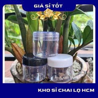 Hủ Đựng Kem ❤ Hủ nhựa trong 30g chiết kem , hủ chiết mỹ phẩm , phụ kiện du lịch