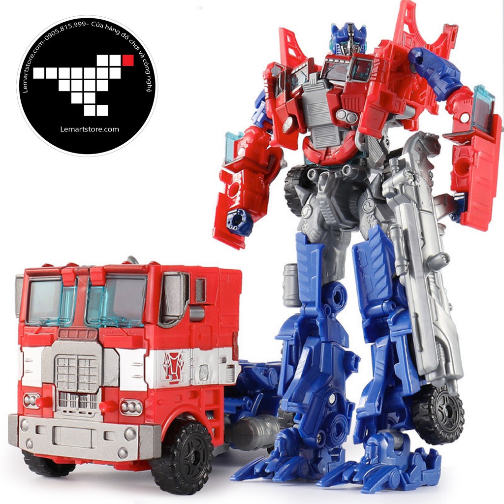 RÔ BỐT TRANSFOMRER OPTIMUS PRIME NGƯỜI MÁY BIẾN HÌNH- XOAY LẮP BIẾN ĐỔI HÌNH DẠNG THÀNH Ô TÔ