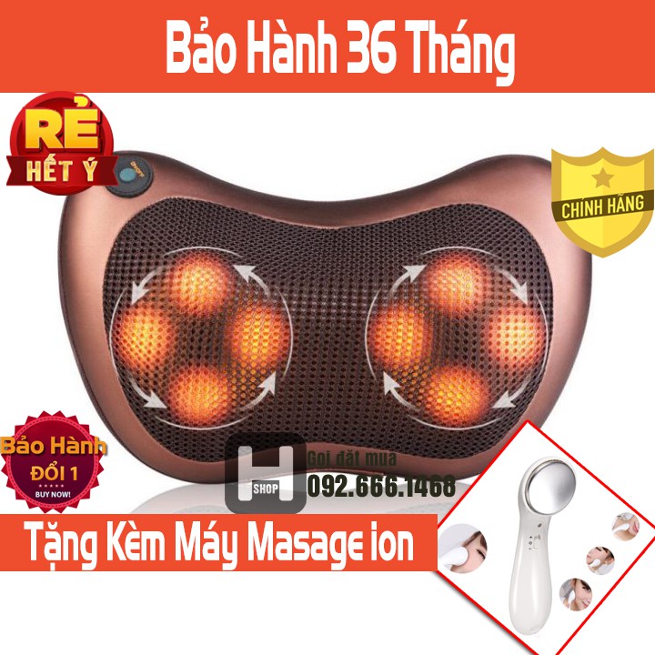 Gối MATXA 8 BI NHẬT BẢN HỒNG NGOẠI (BH: 36 THÁNG)