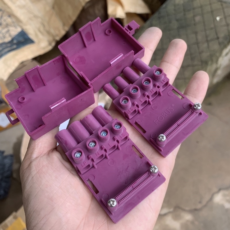 Giắc nối nhanh chân đồng 250V 20A 4P