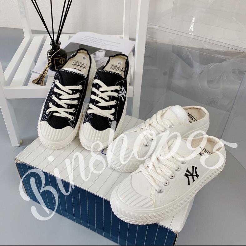 FULL BOX BILL ] Giày sục nữ đế bằng, sục MLB các màu bản chuẩn full sz 35-40, êm chân dễ phối đồ hot nhất năm.