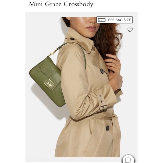 Túi Coach mini màu lạ sang chảnh
