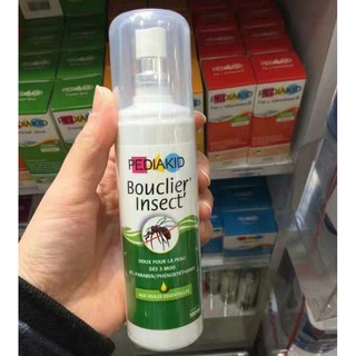 Xịt Chống Muỗi Pediakid Pháp Cho Bé 3m+, 100ml