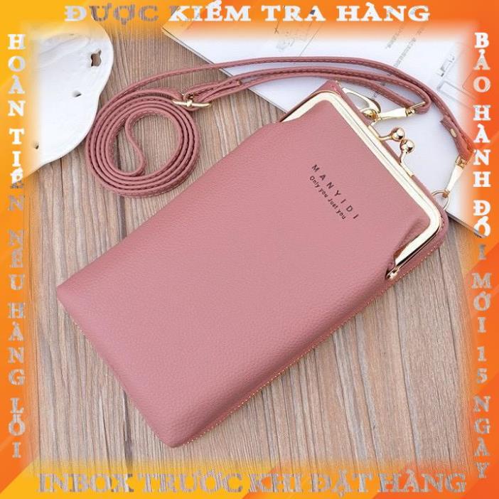 Túi đeo chéo nữ kiêm ví đựng điện thoại TDC150 dáng đứng hiennguyen