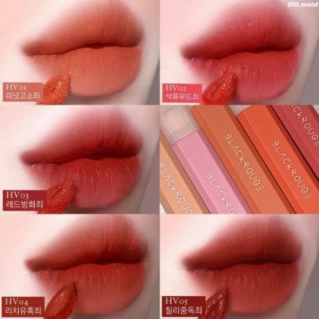 Son kem BLACK ROUGE Half and Half Collection MỚI. chất son lì, bảng màu siêu đẹp - HanZy Store