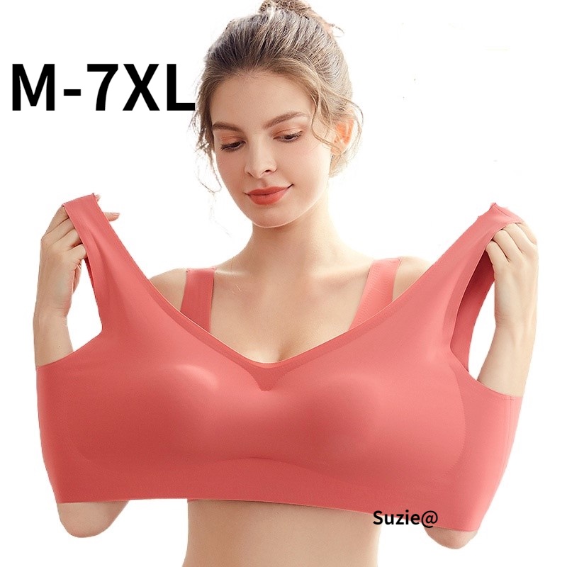 Áo ngực nữ Plus size M-7XL 34 / 75BCD-50 / 115BCED 2XL 3XL 4XL 5XL 6XL 7XL plus size vest đồ lót nữ 