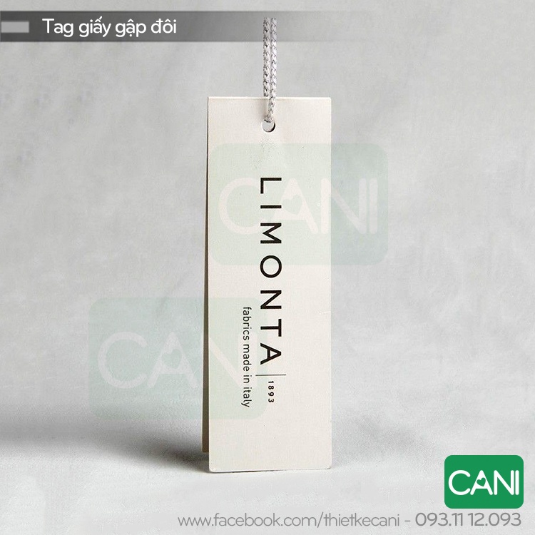 500c In theo yêu cầu Giấy ivory Tag Phụ kiện Trang sức Tag giấy treo quần áo Thẻ tem giấy CANI