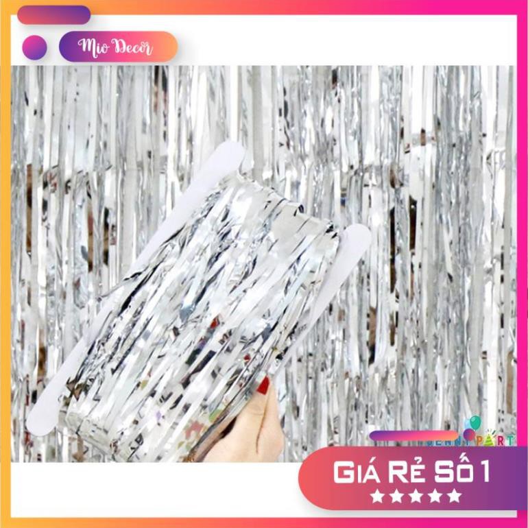 Phụ kiện trang trí sinh nhật ⚡️𝐅𝐑𝐄𝐄 𝐒𝐇𝐈𝐏⚡️ Rèm kim tuyến trang trí sinh nhật ngang 1m cao 2m hàng chuẩn