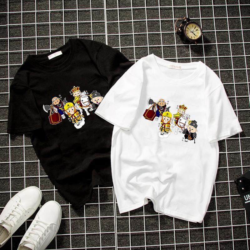 Áo thun unisex form rộng tôn ngộ không cá tính vải dày mịn 2019T1448