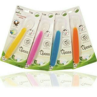 Thìa ăn dặm silicone upass 100% không BPA