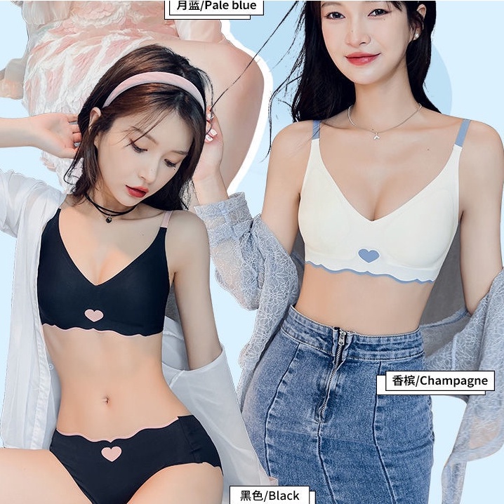 Women Bra Nipple Cover Pad Áo Ngực Thể Thao Không Gọng Thép Nâng Ngực Không Lộ Hàng Mới Dành Cho Bạn Nữ