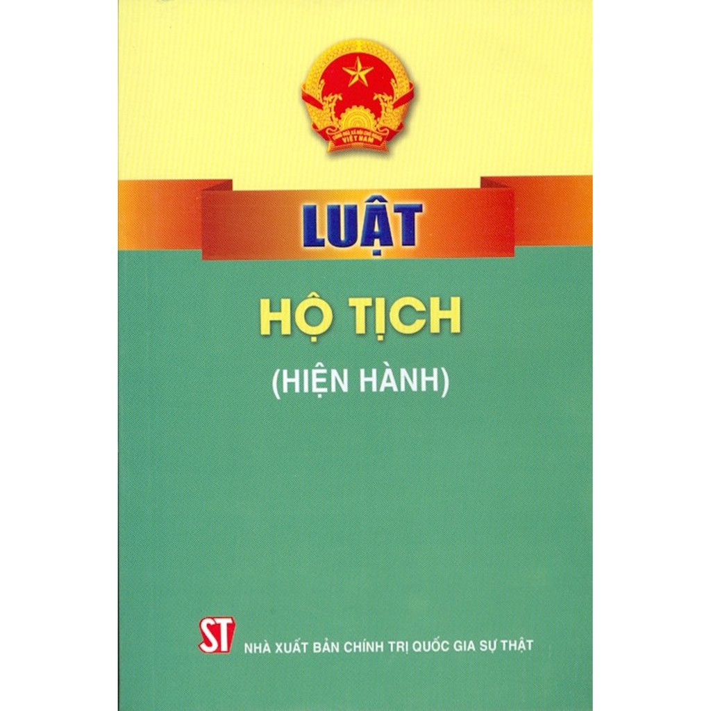 Sách - Luật Hộ Tịch (Hiện Hành) | BigBuy360 - bigbuy360.vn