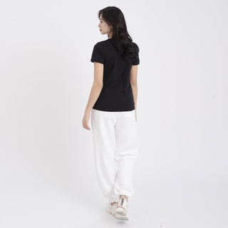 Áo thun nữ cổ tim - Đen