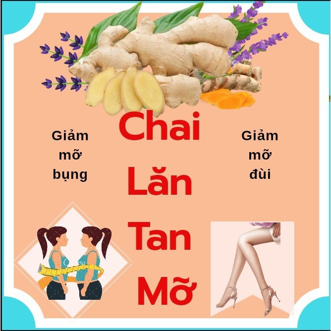 Chai lăn Tan Mỡ 50ml, Giảm Mỡ Bụng, Đùi