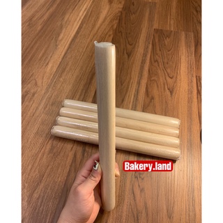 Cán lăn bột gỗ trơn 30cm, cây lăn bột gỗ