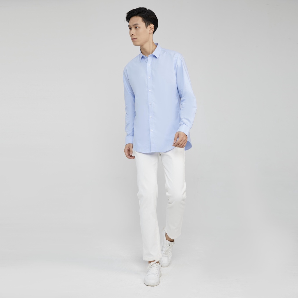 Áo sơ mi dài tay cổ bẻ thương hiệu 360 Boutique chất liệu vải sợi tre bamboo thoáng mát chống tia UV - STDTK304