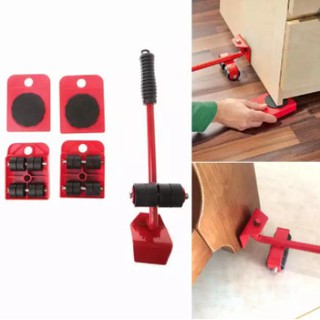 Bộ dụng cụ nâng và di chuyển đồ dùng gia đình thông minh: bàn ghế, tủ kệ, tủ gỗ bằng sắt sơn tĩnh điện chịu lực