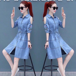 đầm xòe đầm jeans