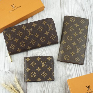 ⚡SIÊU ƯU ĐÃI⚡Ví da dài ngắn Hoa nâu giá 99k &119k