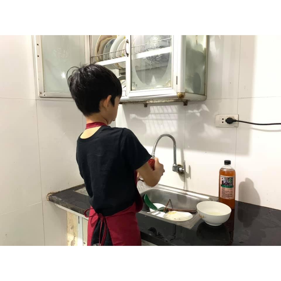 Nước rửa đa năng Enzyme bồ hòn rửa bát chén, lau sàn, giặt quần áo