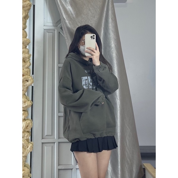 Áo hoodie unisex QC form to chất dày Kaylee