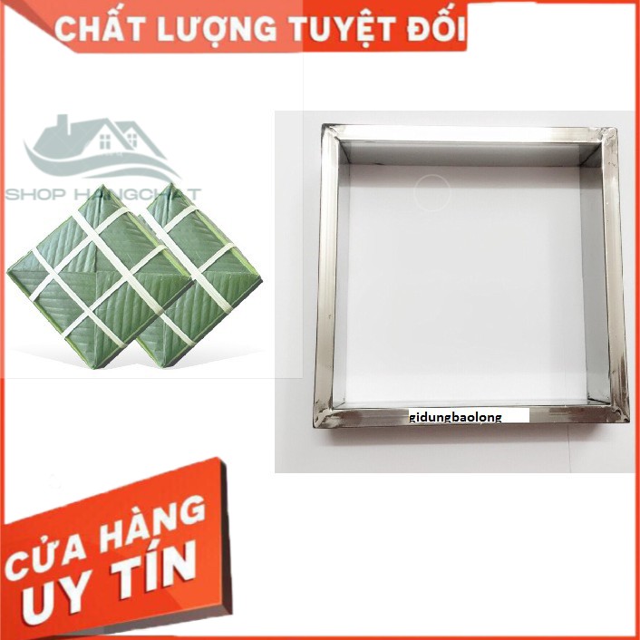 [UYTIN] Khuôn Bánh Chưng Tết 2021 Inox 304 15x15, Khuôn Bánh Vuông Siêu Tiện Dụng Cho Mùa Tết - HC