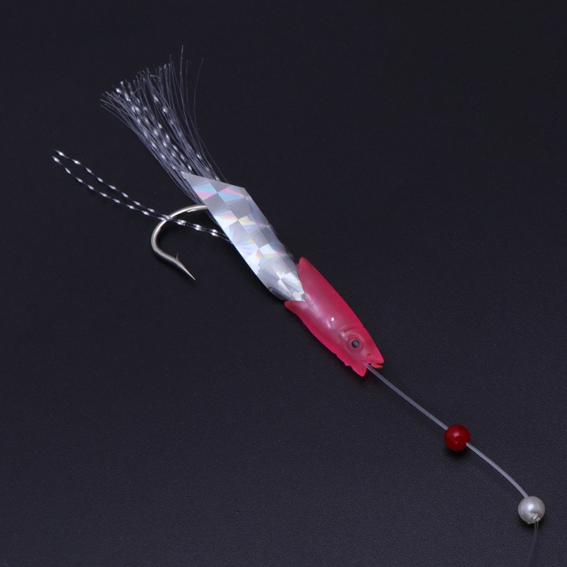 QQ Bộ 5 Mồi Câu Cá Nhân Tạo Bằng Nhựa Mềm Có Móc Câu Tiện Dụng