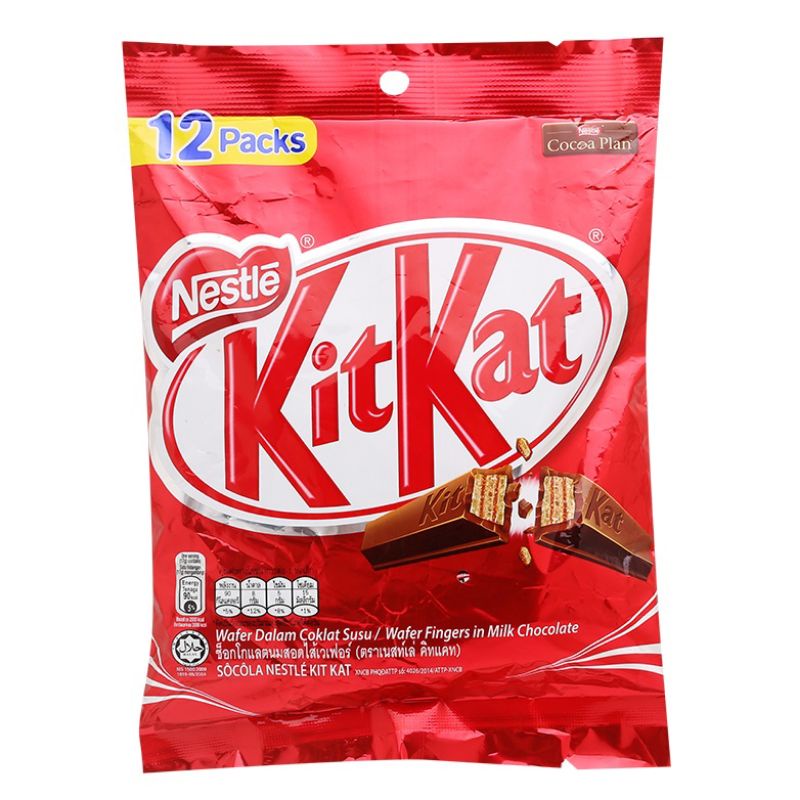 KITKAT gói 12 Packs 204g Malaysia