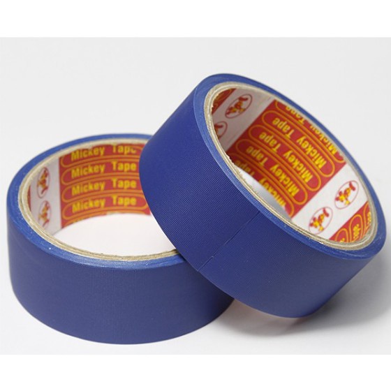 Combo 5 cuộn Băng dính simily  dán gáy sổ sách màu xanh dương khổ 5cmx5m
