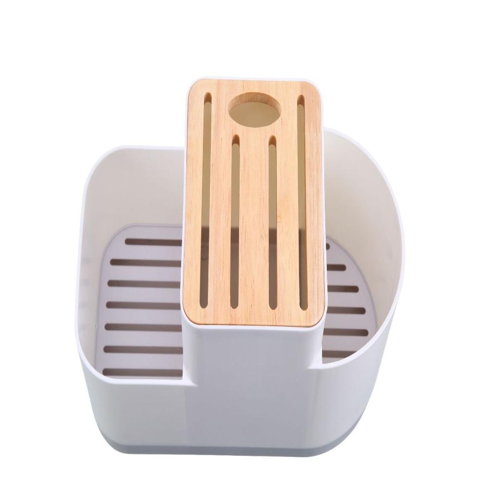 Giá Đỡ Dụng Cụ Nấu Ăn Thiết Kế Thoát Nước Tiện Dụng Cho Nhà Bếp