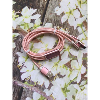 Cáp dù sạc nhanh 3 đầu Apple + Micro + Type-C