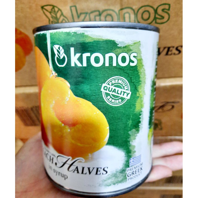 Đào ngâm Kronos 820g