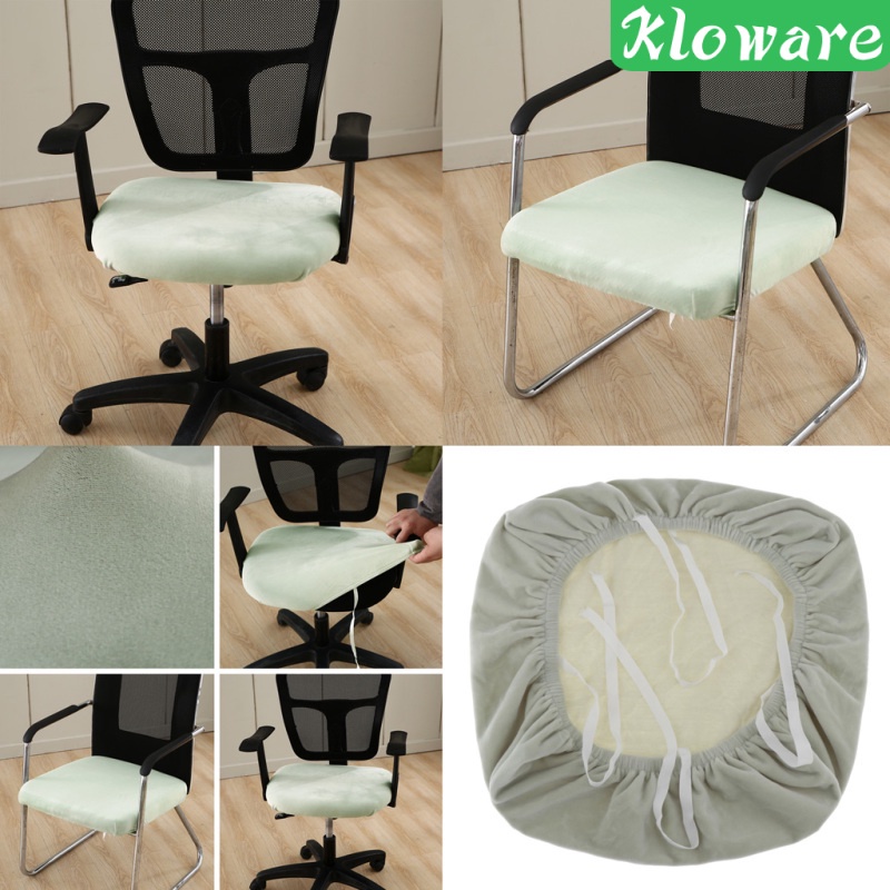 Vỏ Bọc Ghế Ngồi Văn Phòng Chất Liệu Nhung Co Giãn