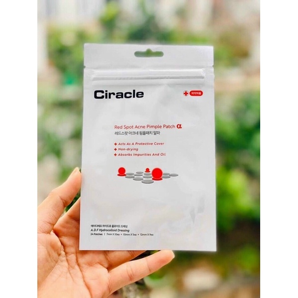 24 miếng] Miếng Dán Mụn Giúp Làm Dịu Và Hút Dịch Mủ Ciracle Red Spot Acne Pimple Patch