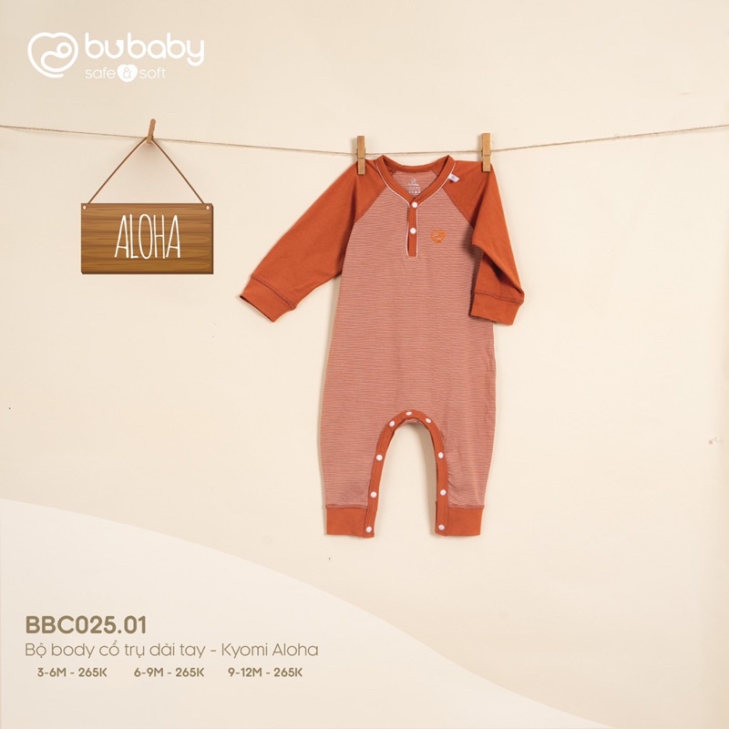 Bu baby - Body cổ trụ dài tay KyomiAloha BBC025.01